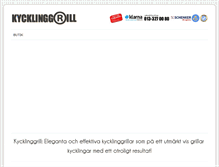 Tablet Screenshot of kycklinggrill.com